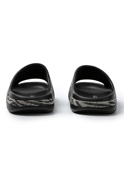 Women's Summer Slippers Rubber Rhinestone Sea SD9049 