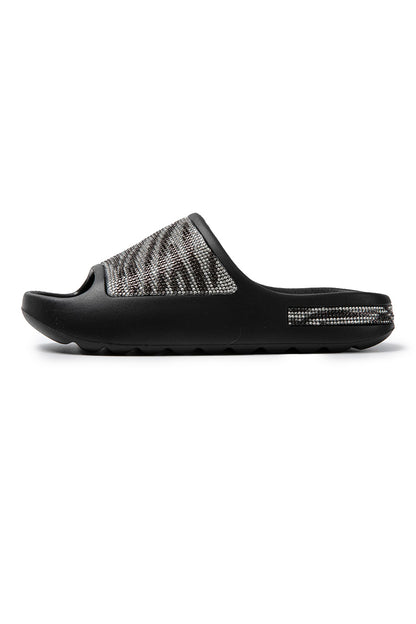 Women's Summer Slippers Rubber Rhinestone Sea SD9049 