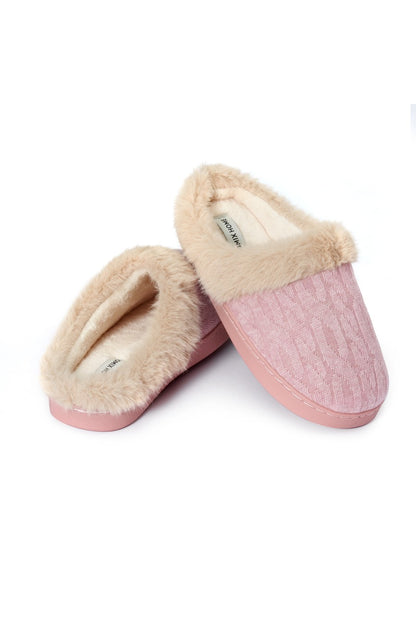 Women's Winter Slippers Furry Closed Soft MD9607