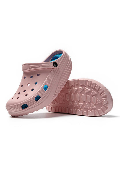 JOMIX Ciabatte Zoccoli Sabot Estivi da Donna con Basculanti Dimagranti in Gomma Eva con Soletta Onda Estraibile SD9526