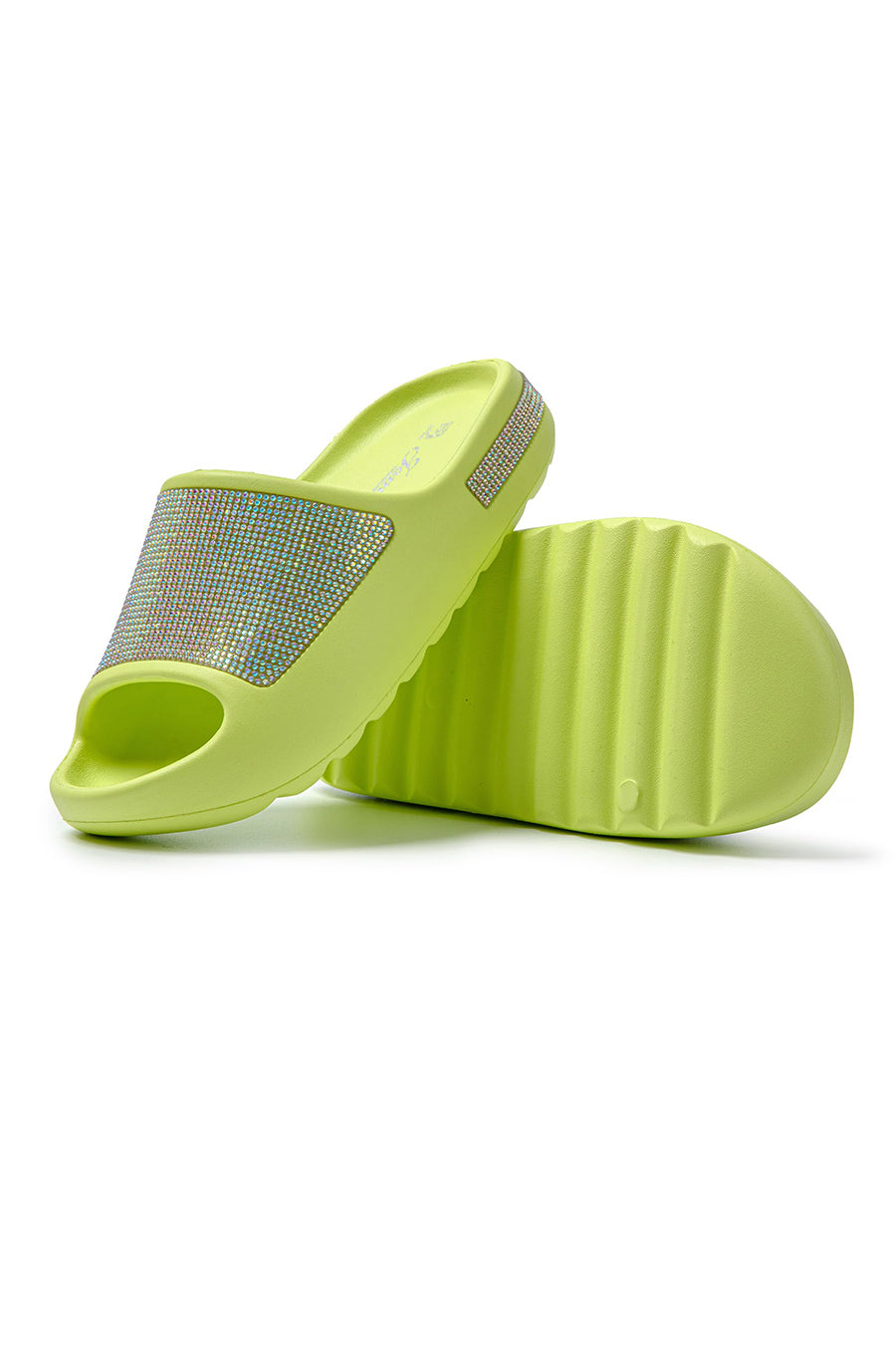 Women's Summer Slippers Rubber Rhinestone Sea SD9049 