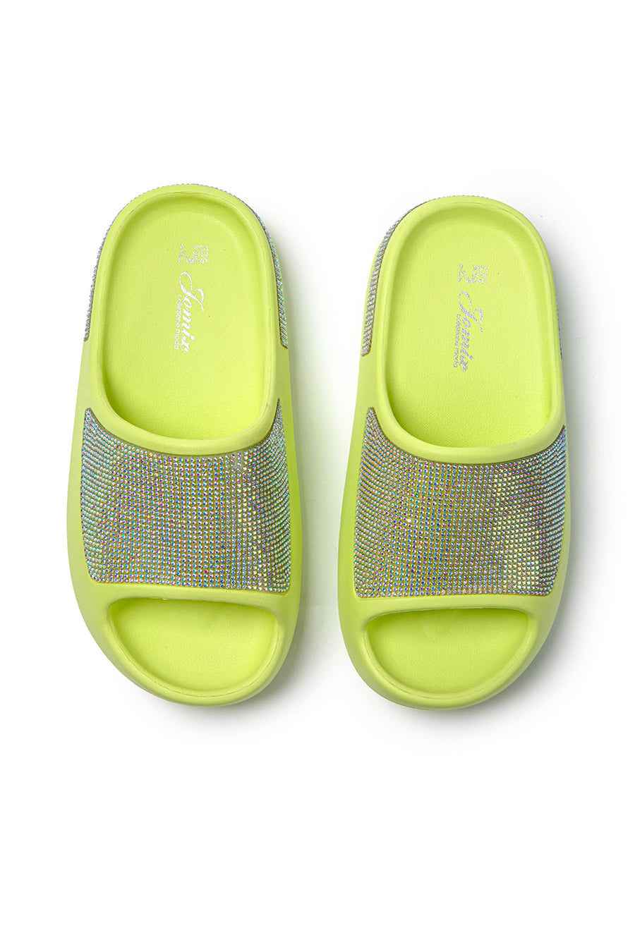 Women's Summer Slippers Rubber Rhinestone Sea SD9049 