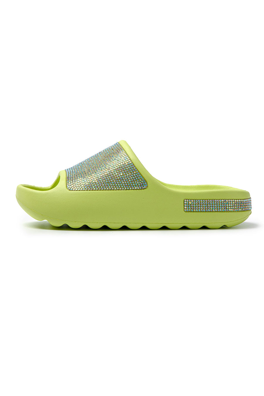 Women's Summer Slippers Rubber Rhinestone Sea SD9049 