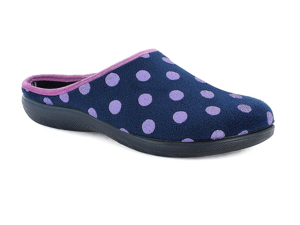 inblu Mujer con Lunares, Zapatillas de Invierno con Plantilla Suave de Tela Acolchada, 35/41, Pantuflas