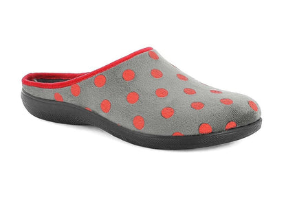 inblu Mujer con Lunares, Zapatillas de Invierno con Plantilla Suave de Tela Acolchada, 35/41, Pantuflas