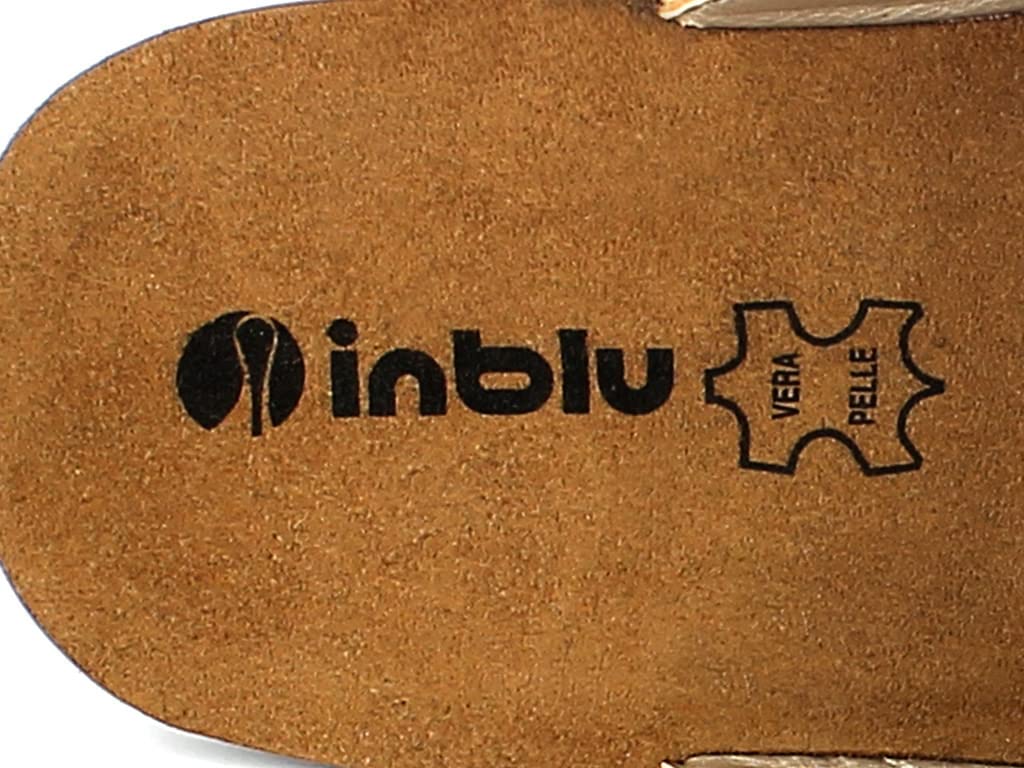 inblu Sandalias Bajas para Mujer con Detalle de Cebra, Ajustables por Desgarro, Planas