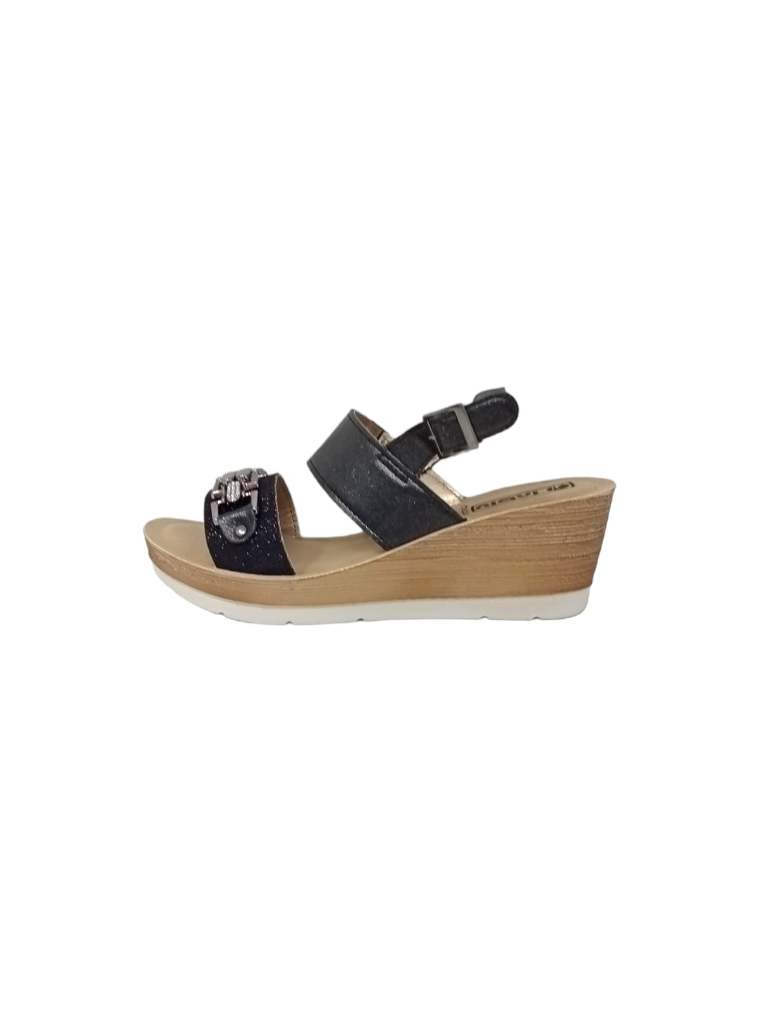 inblu Sandalias de Mujer con Cuña Y Correa Ajustable