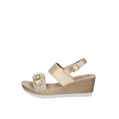 inblu Sandalias de Mujer con Cuña Y Correa Ajustable