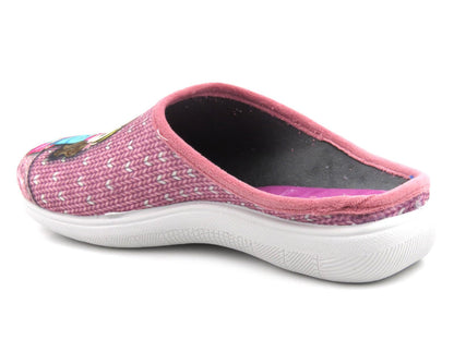 inblu Viaje, Zapatillas de Mujer con muñeca, Plantilla Acolchada, 35/63, Pantuflas, Rosa, 36 EU