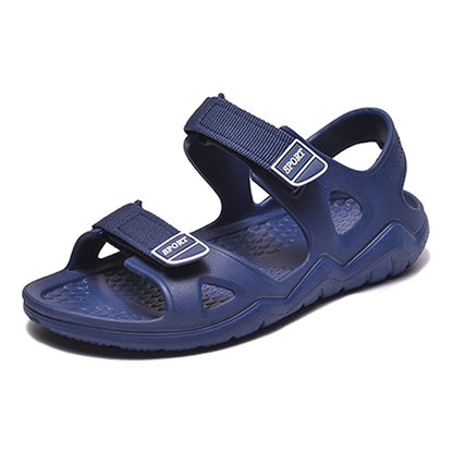 JOMIX Athletische Sandalen Herren Klettverschluss Sommer Rutschfest Flach Wandersandalen Outdoor Strand Reisen Trekking Wander