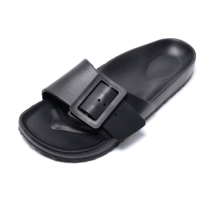 JOMIX Badeschuhe Damen Sommer Plateau Pantoletten EVA Badelatschen Leicht Sandalen für Strand