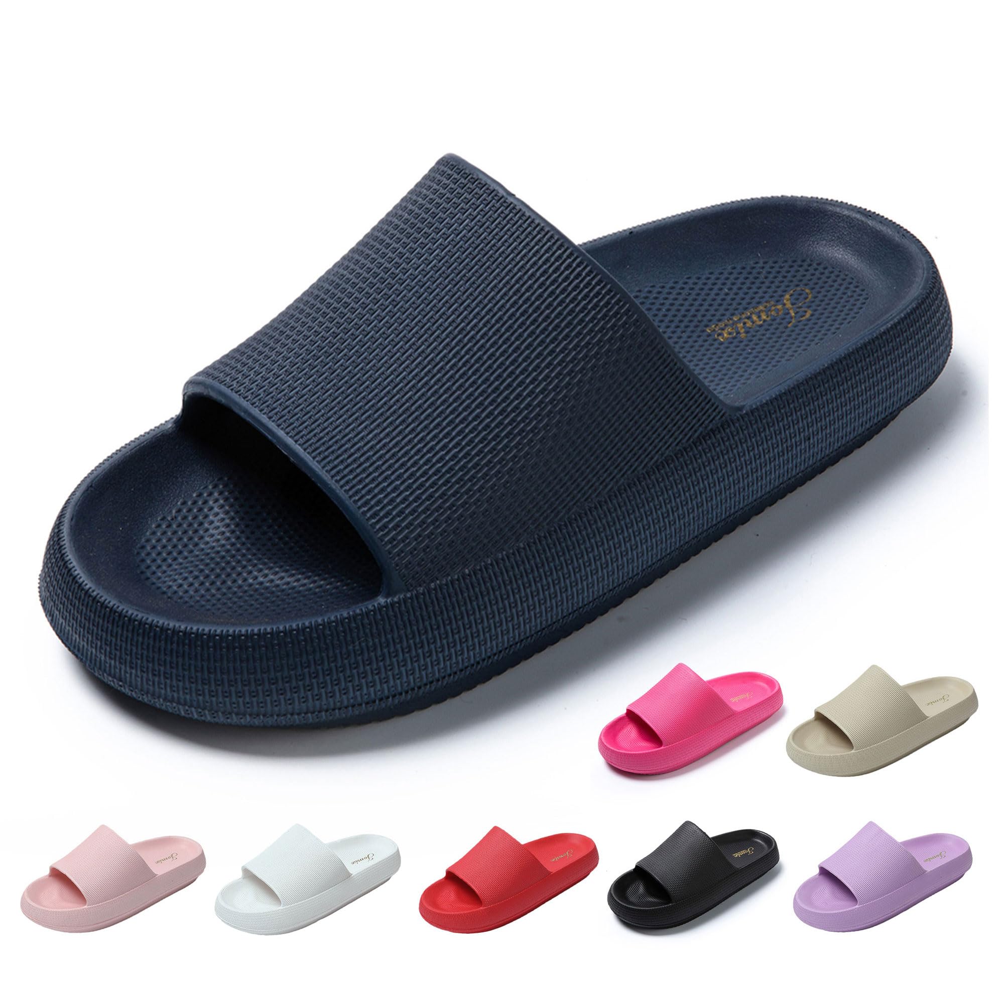 JOMIX Badeschuhe Damen Sommer Plateau Pantoletten EVA Badelatschen Leicht Sandalen für Strand