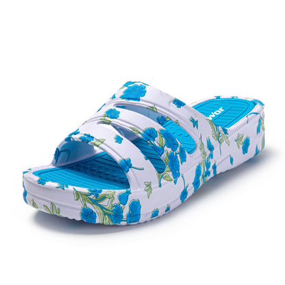 JOMIX Badeschuhe Damen Sommer Plateau Pantoletten EVA Badelatschen Leicht Sandalen für Strand