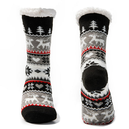 JOMIX Calze Antiscivolo Donna Invernali Pantofole Calde Imbottite Felpate