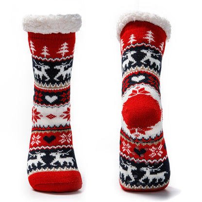 JOMIX Calze Antiscivolo Donna Invernali Pantofole Calde Imbottite Felpate