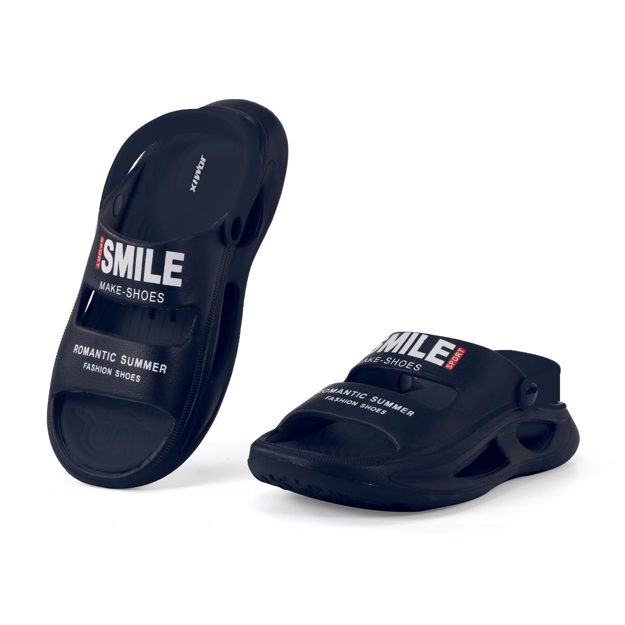 JOMIX Chanclas Hombre Verano EVA Sandalias para Playa Piscina Baño Adultos Zapatillas Casa Talla 40 - 45 EU