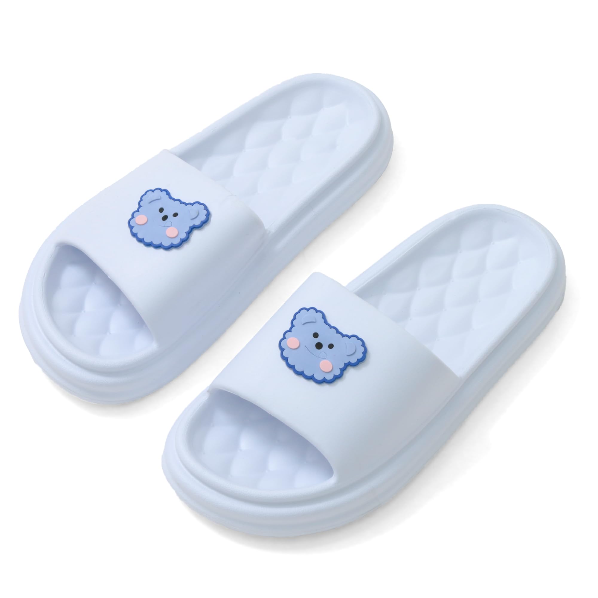 JOMIX Ciabatte da Doccia in Gomma Morbida da Donna Pantofole Antiscivolo da Spiaggia e Piscina Leggere e ad Asciugatura Rapida WES250314