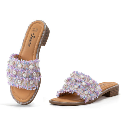JOMIX Ciabatte da Spiaggia Estive Eleganti da Donna Pantofole Casual Morbide WFC250199