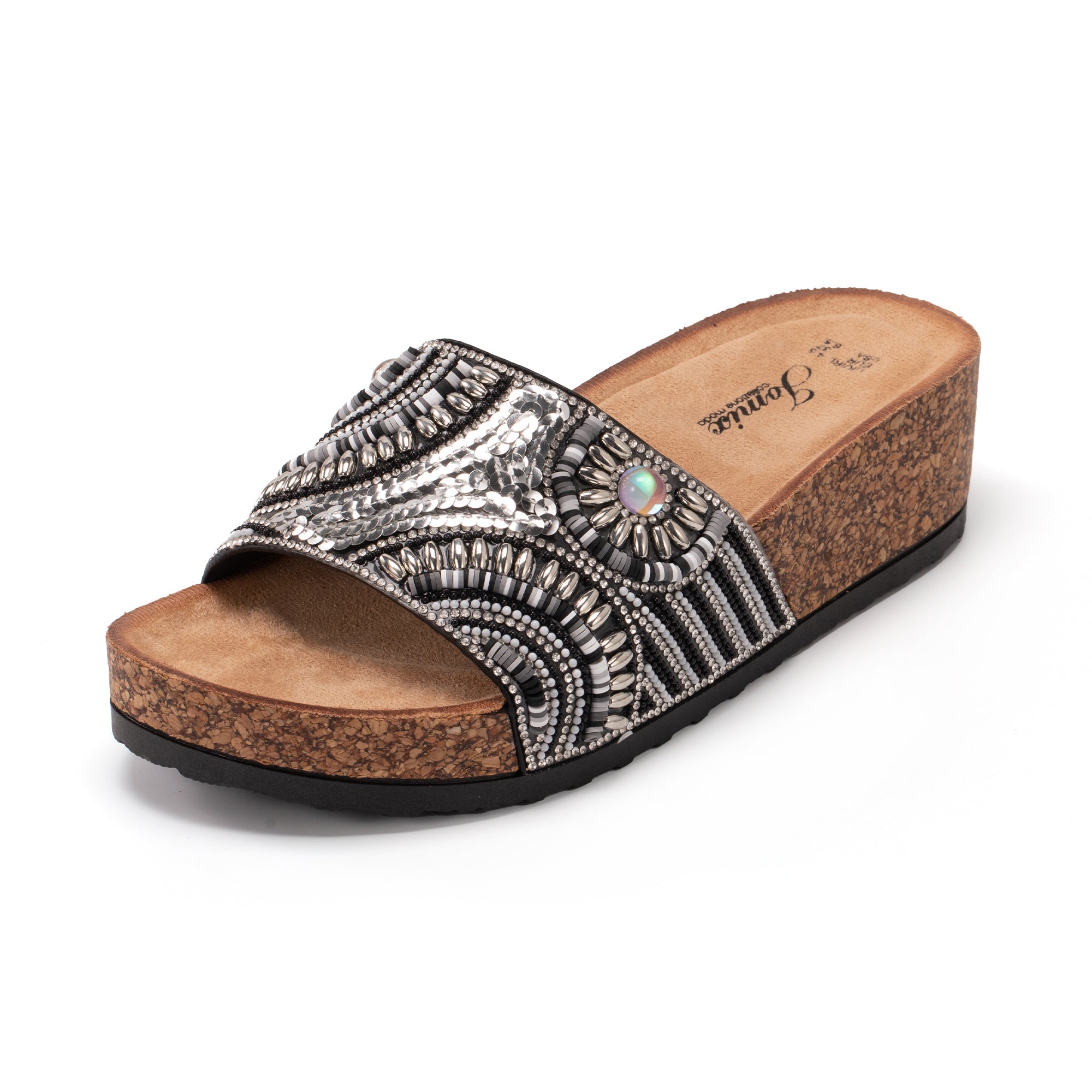 JOMIX Ciabatte donna Ciabatte da Donna Ragazza Perline Estive Fashion WCF250336