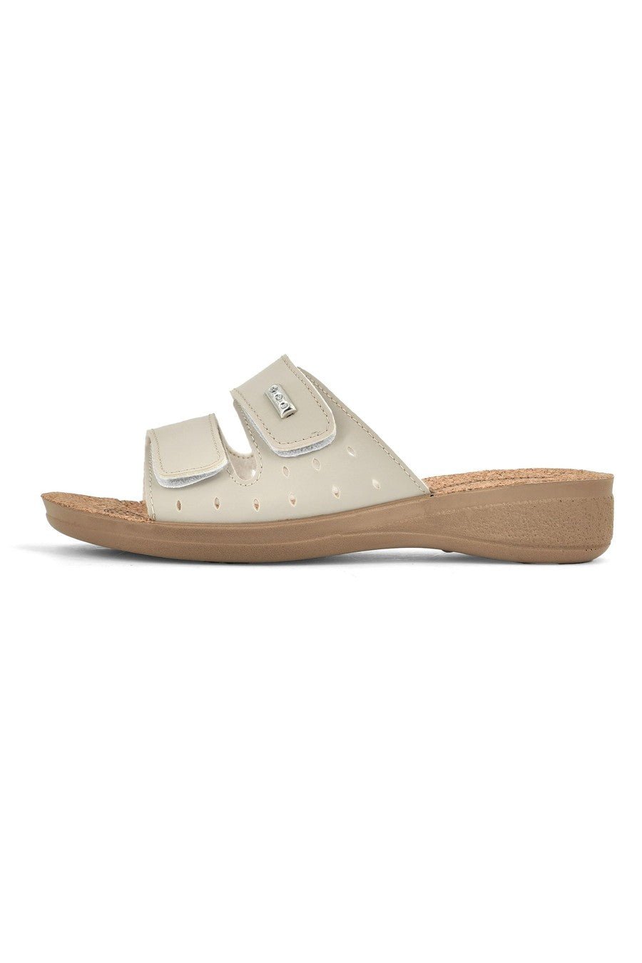JOMIX Ciabatte Donna Estive Anatomiche a Fascia con Strappo Pantofole Zeppa Sughero Comode da Casa Mare Spiaggia Piscina TD2017