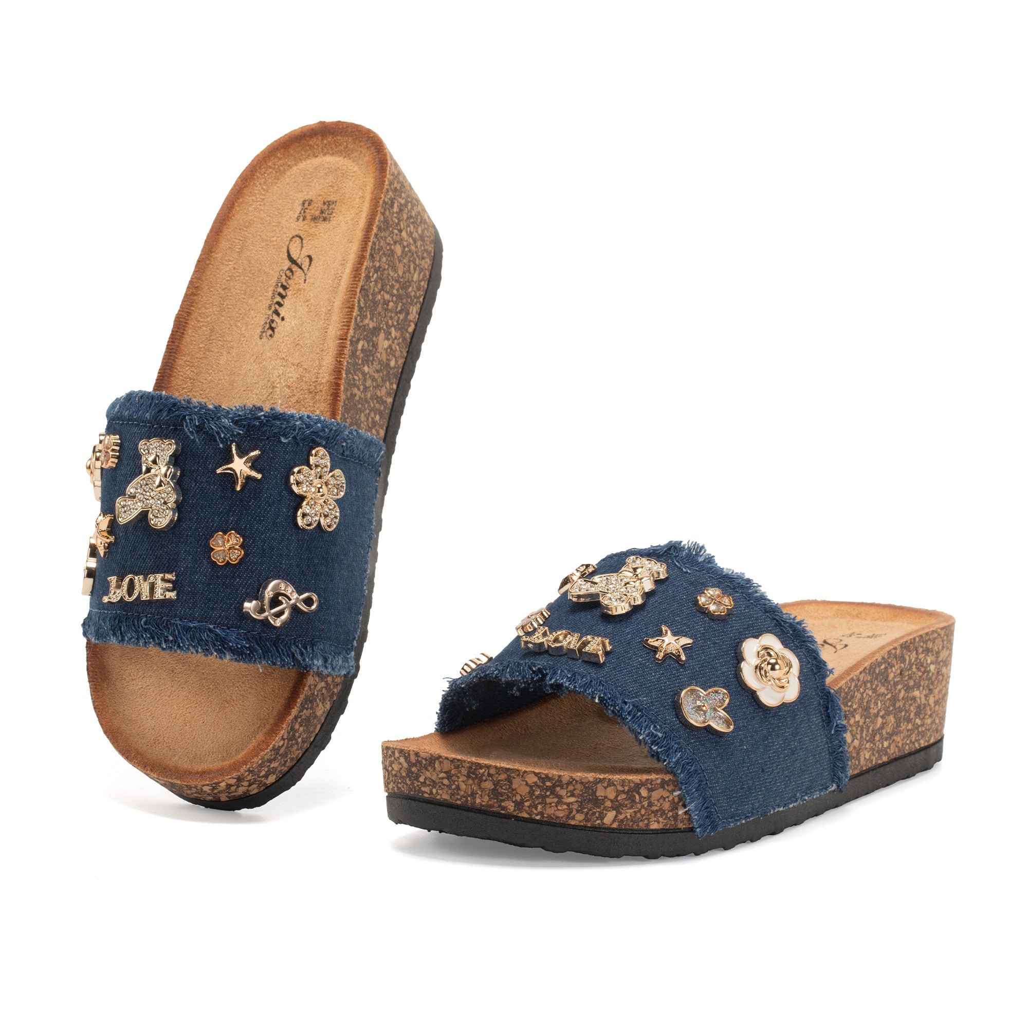 JOMIX Ciabatte Donna Estive Anatomiche Pantofole Zeppa Comode WCF250262