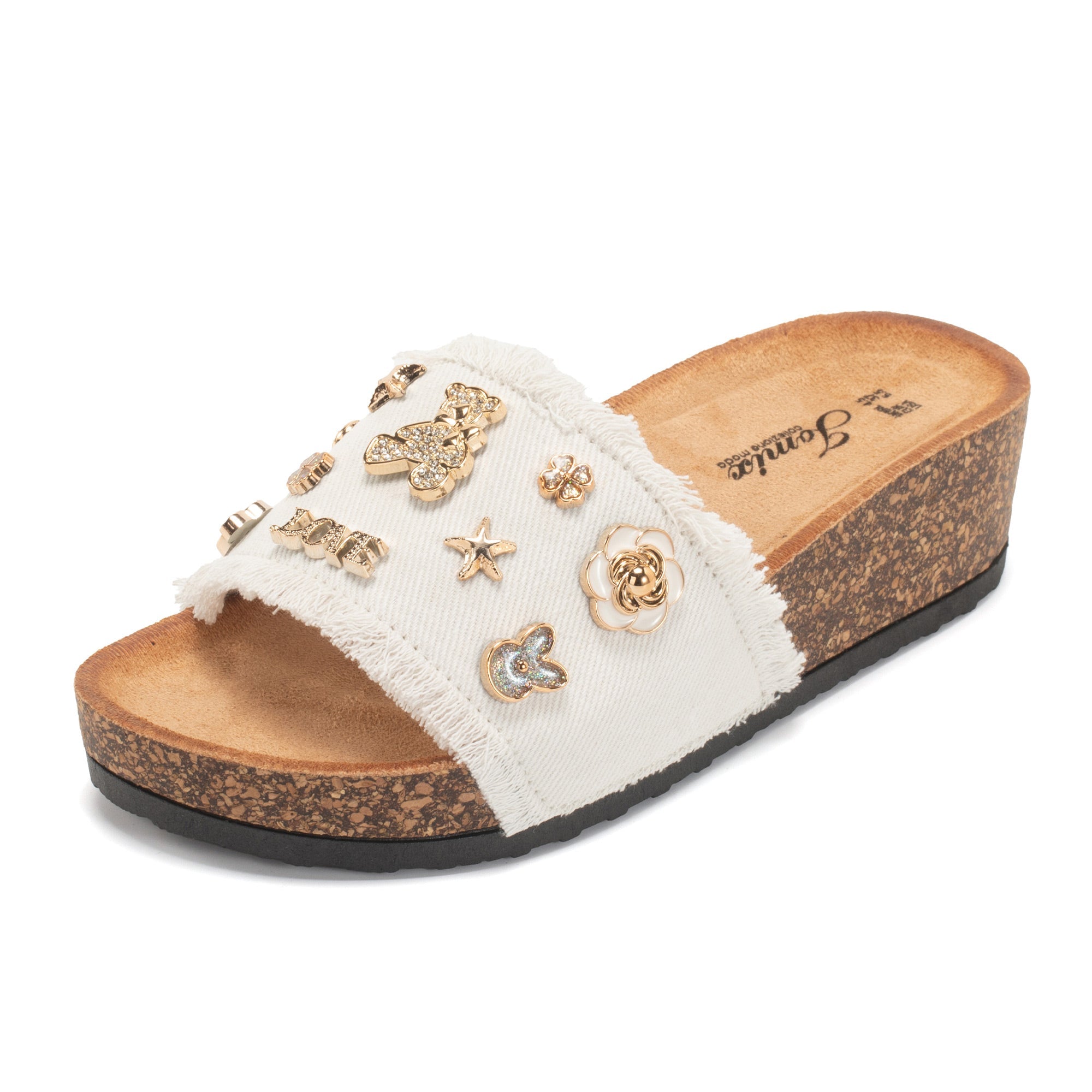 JOMIX Ciabatte Donna Estive Anatomiche Pantofole Zeppa Comode WCF250262