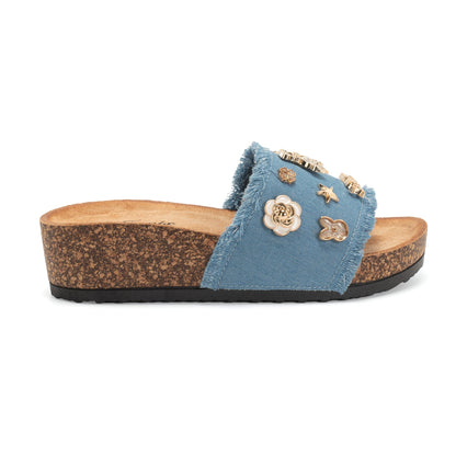 JOMIX Ciabatte Donna Estive Anatomiche Pantofole Zeppa Comode WCF250262