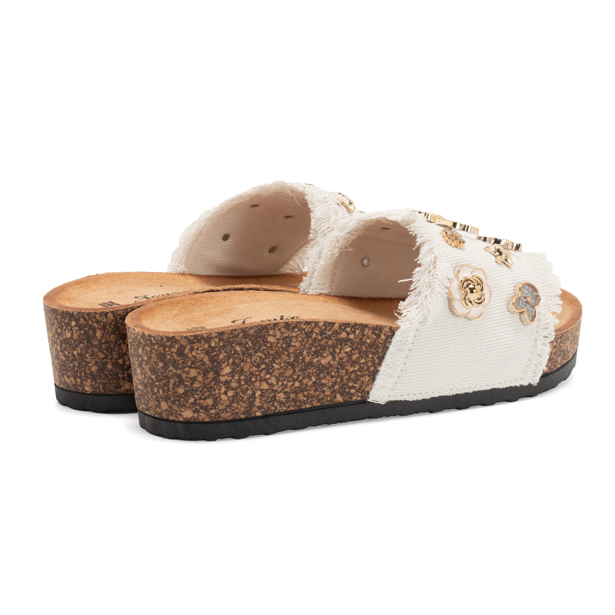 JOMIX Ciabatte Donna Estive Anatomiche Pantofole Zeppa Comode WCF250262