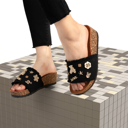JOMIX Ciabatte Donna Estive Anatomiche Pantofole Zeppa Comode WCF250262