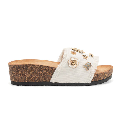 JOMIX Ciabatte Donna Estive Anatomiche Pantofole Zeppa Comode WCF250262