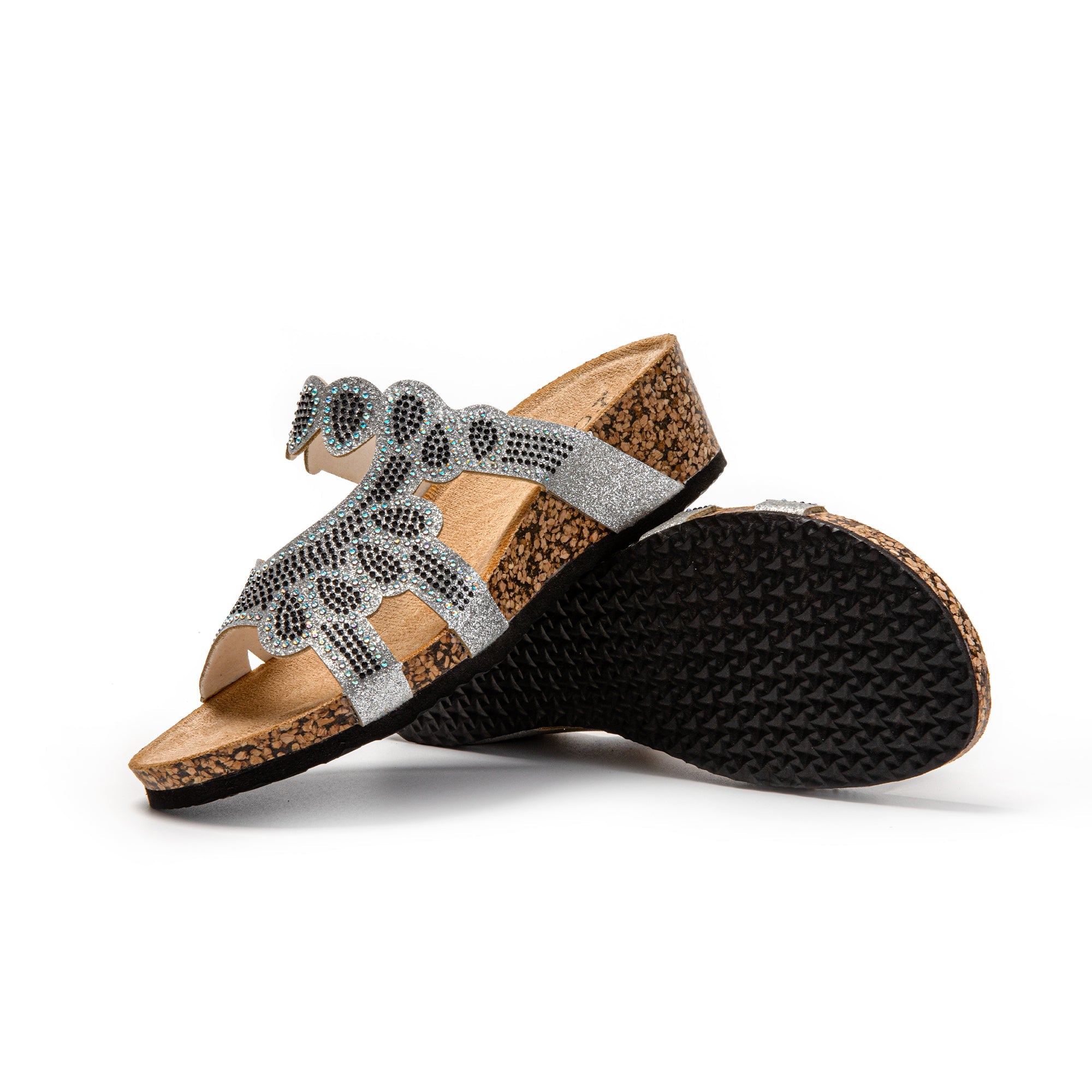 JOMIX Ciabatte Donna Estive Sandali Bassi Comodi Sughero Sintetico Pantofole SD9160