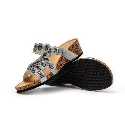 JOMIX Ciabatte Donna Estive Sandali Bassi Comodi Sughero Sintetico Pantofole SD9160