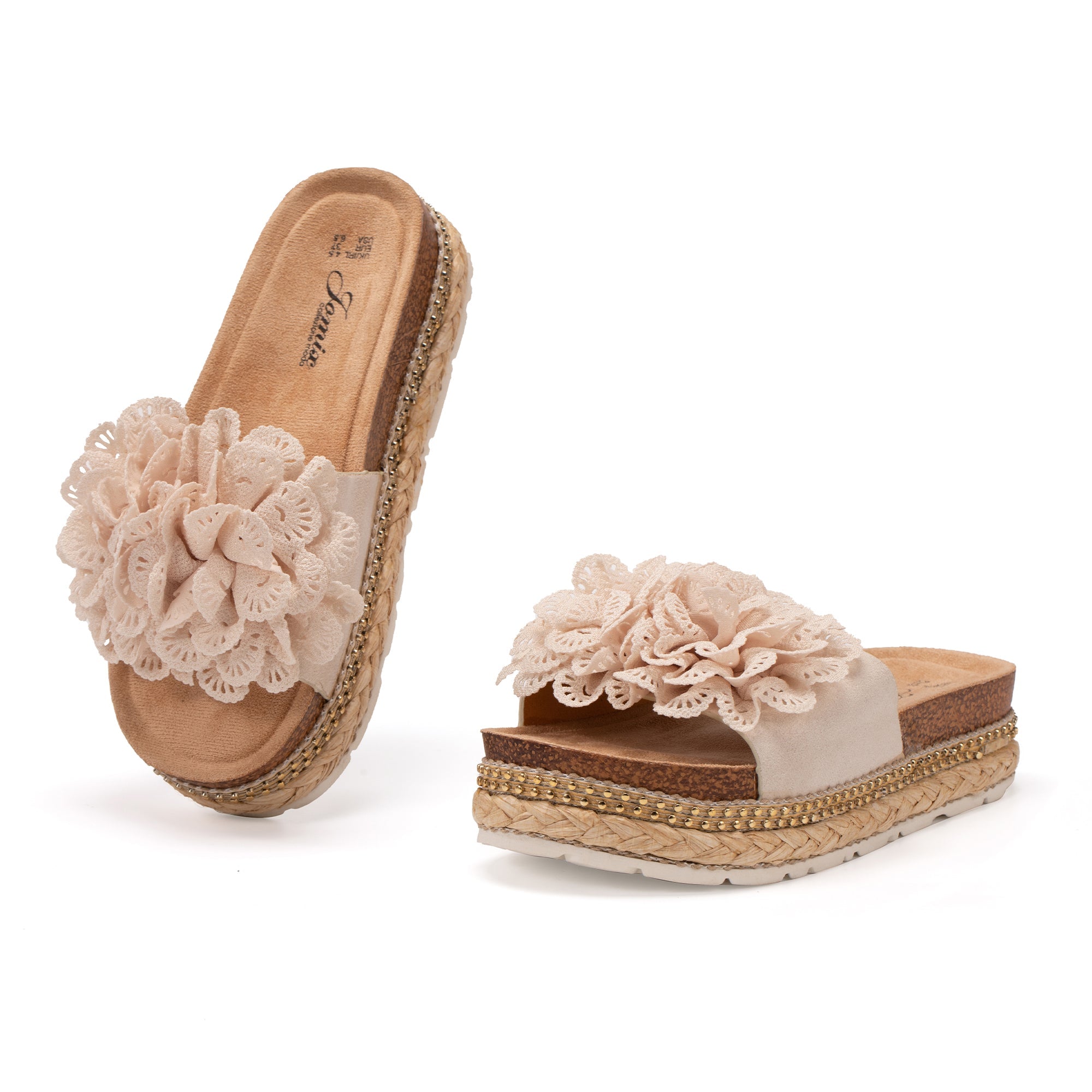 JOMIX Ciabatte Donna Estive Sandali Sughero Moda Sandali Antiscivolo Pantofole WCF250334