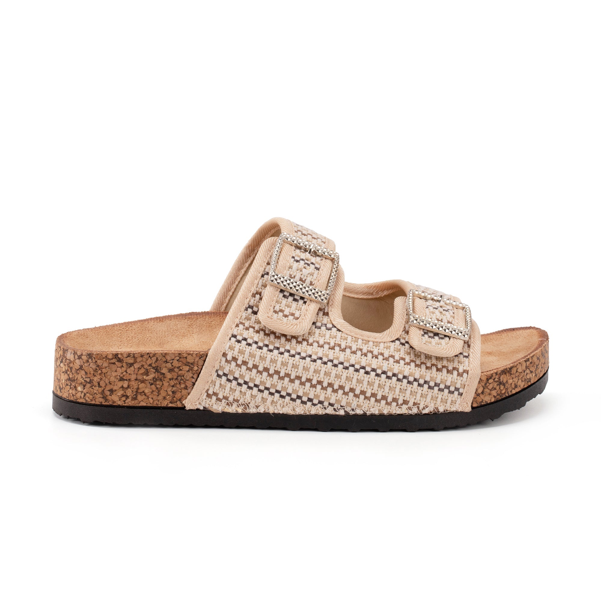 JOMIX Ciabatte Donna Estive Sandali Sughero Plantare Dobbia Fibbia Moda Sandali WCF250329