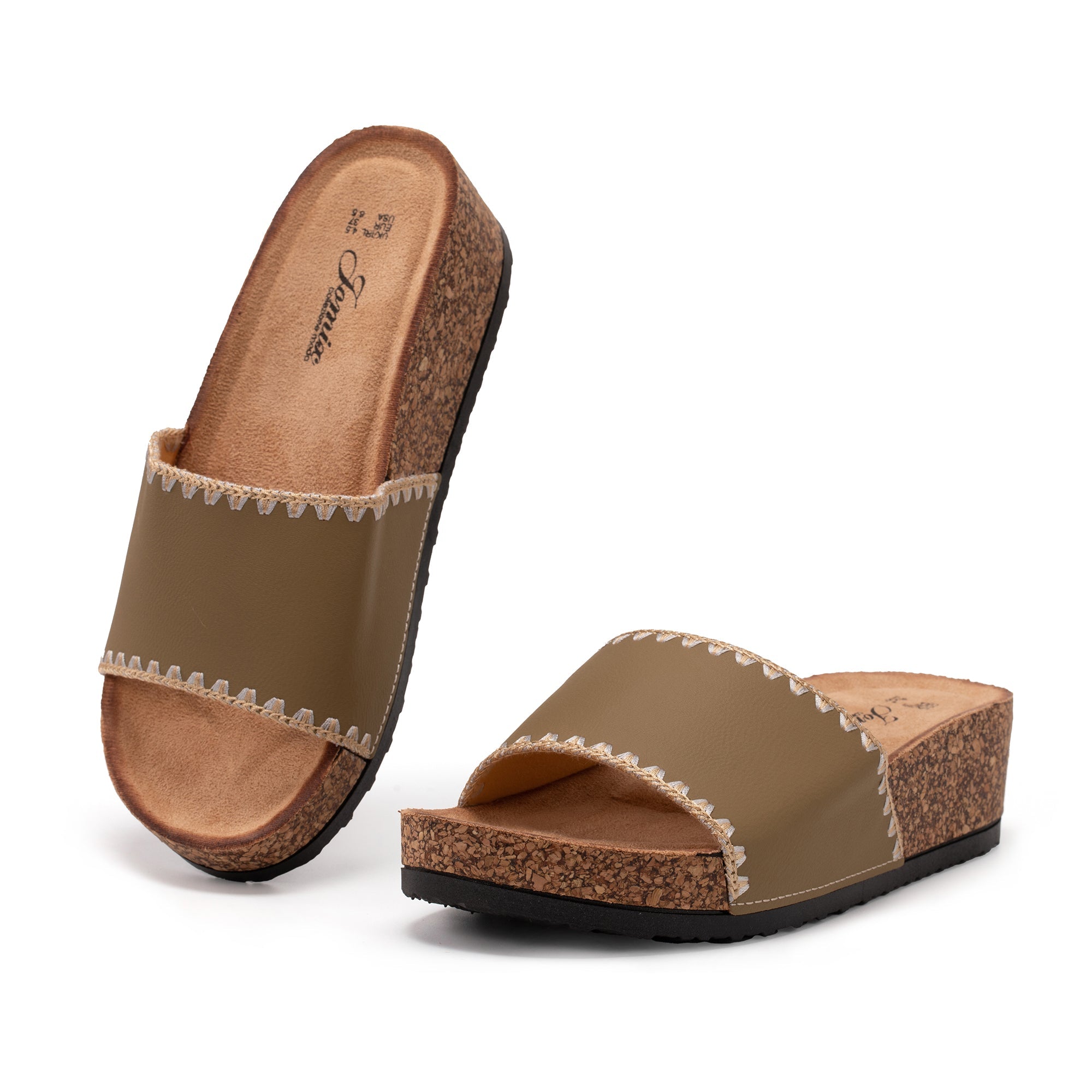 JOMIX Ciabatte Donna Estive Sughero Moda Sandali Antiscivolo Pantofole WCF250337