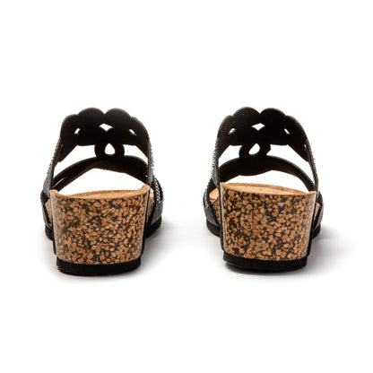 JOMIX Ciabatte Donna Estivi Elegante Suola Gomma Sughero Sintetico Pantofole SD9159