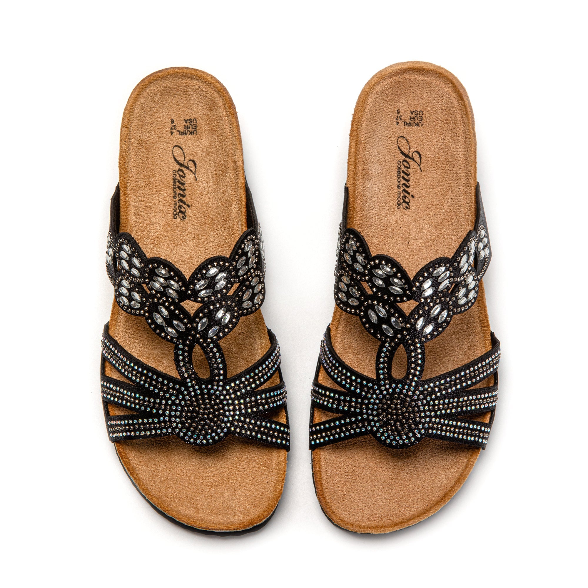 JOMIX Ciabatte Donna Estivi Elegante Suola Gomma Sughero Sintetico Pantofole SD9159