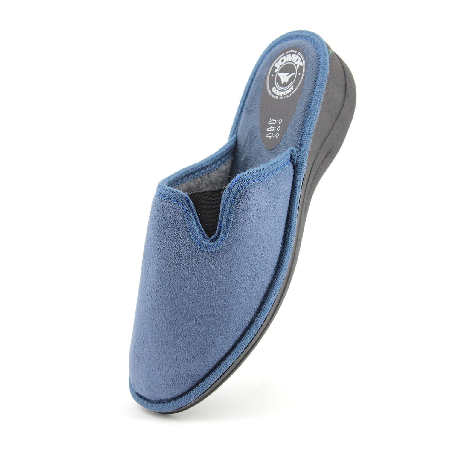 JOMIX Ciabatte Donna Invernali Anatomiche Punta Chiusa Pantofole con Zeppa