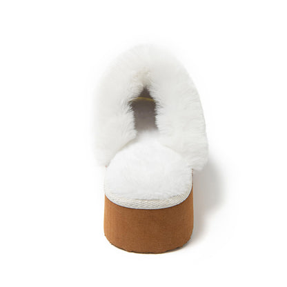 JOMIX Ciabatte Donna Invernali da Casa Pantofole Pelose Calde Flat Termiche Comode e Morbide