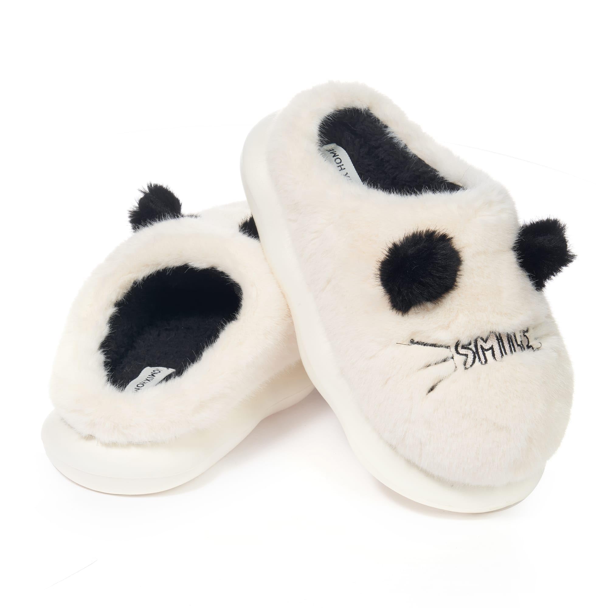 JOMIX Ciabatte Donna Invernali da Casa Pantofole Pelose Calde Flat Termiche Comode e Morbide