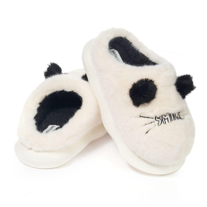 JOMIX Ciabatte Donna Invernali da Casa Pantofole Pelose Calde Flat Termiche Comode e Morbide