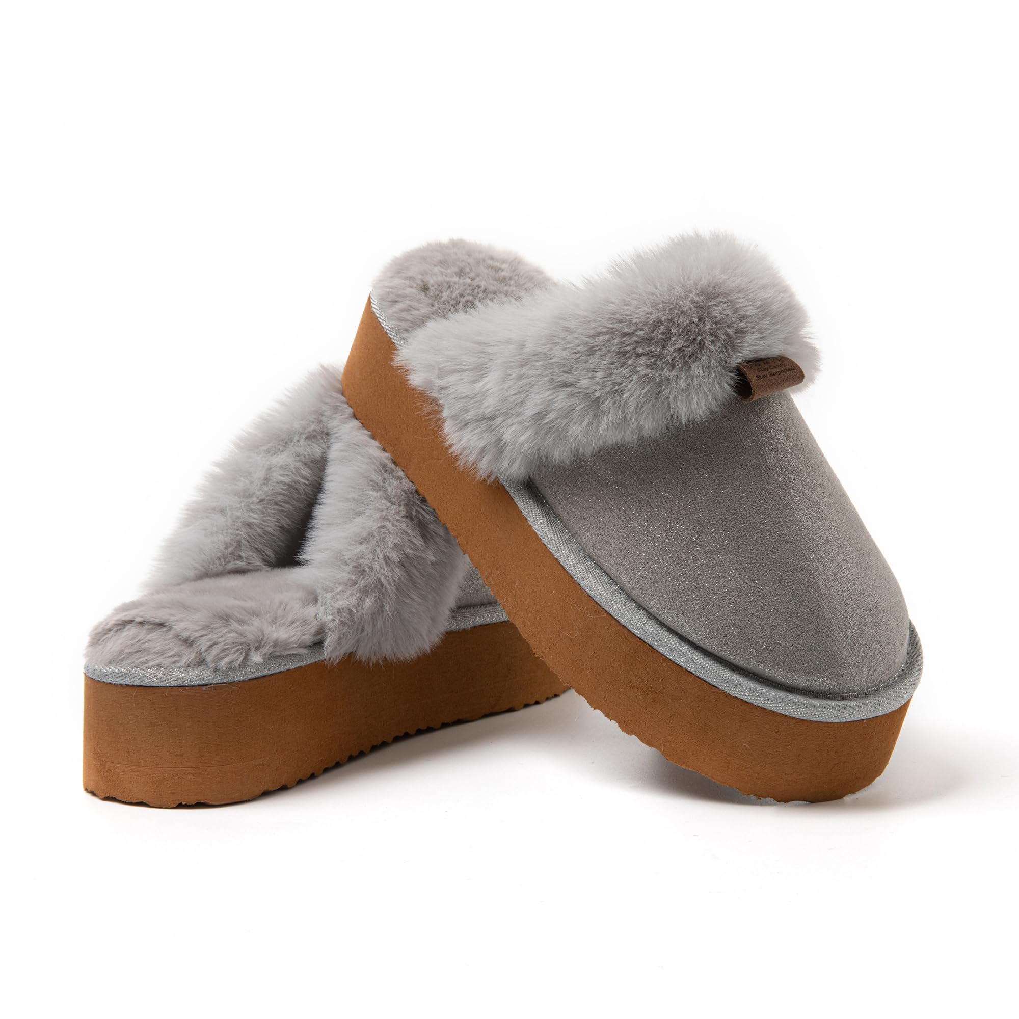 JOMIX Ciabatte Donna Invernali da Casa Pantofole Pelose Calde Flat Termiche Comode e Morbide