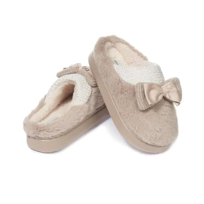 JOMIX Ciabatte Donna Invernali da Casa Pantofole Pelose Calde Flat Termiche Comode e Morbide MD9626