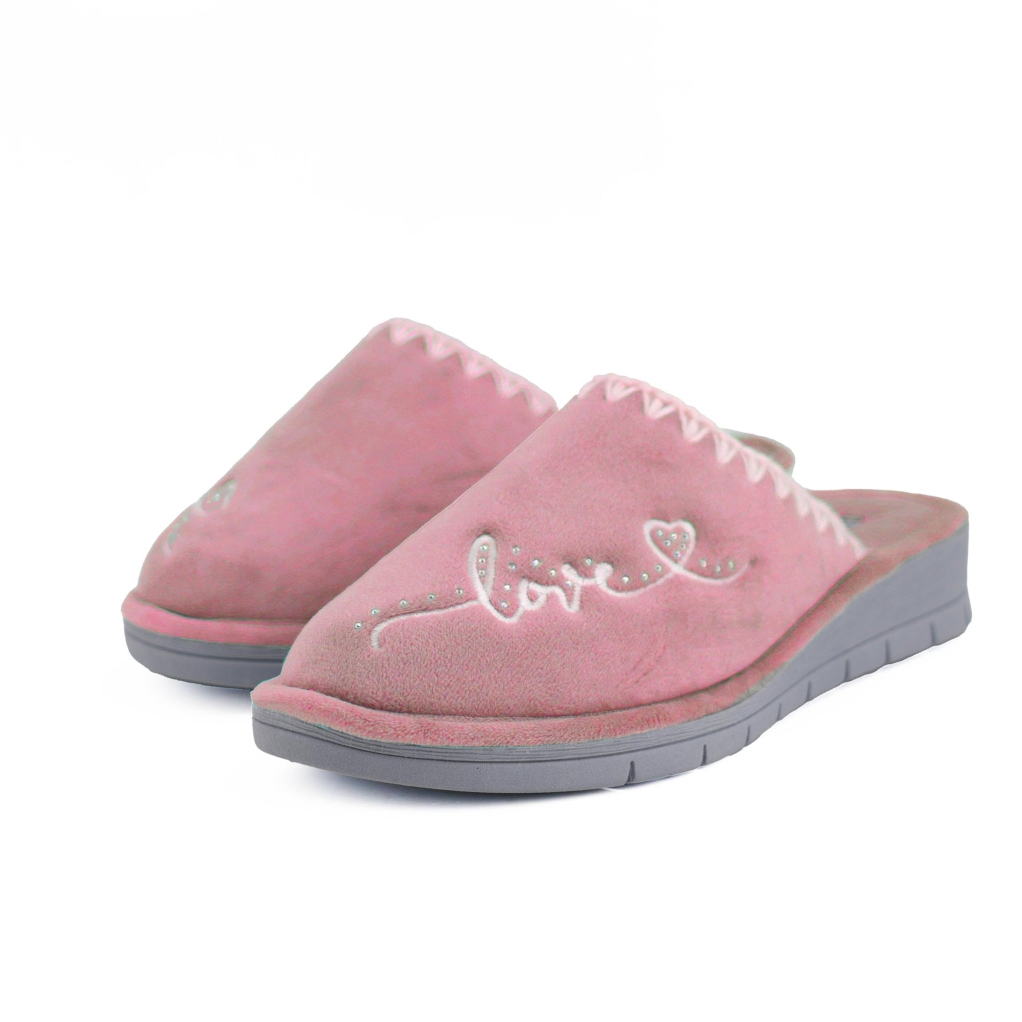 JOMIX Ciabatte Donna Invernali da Casa Pantofole Pelose Calde Tacco Zeppa Termiche Comode e Morbide