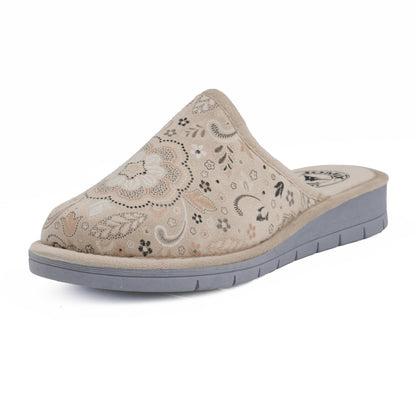 JOMIX Ciabatte Donna Invernali da Casa Pantofole Pelose Calde Tacco Zeppa Termiche Comode e Morbide