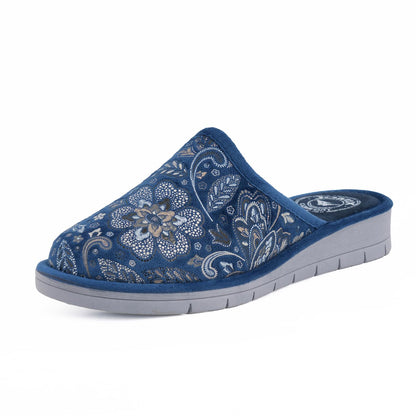 JOMIX Ciabatte Donna Invernali da Casa Pantofole Pelose Calde Tacco Zeppa Termiche Comode e Morbide