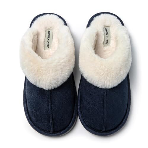 JOMIX Ciabatte Donna Invernali da Casa Pelose Calde Comode Pantofole Donna Invernali Morbide