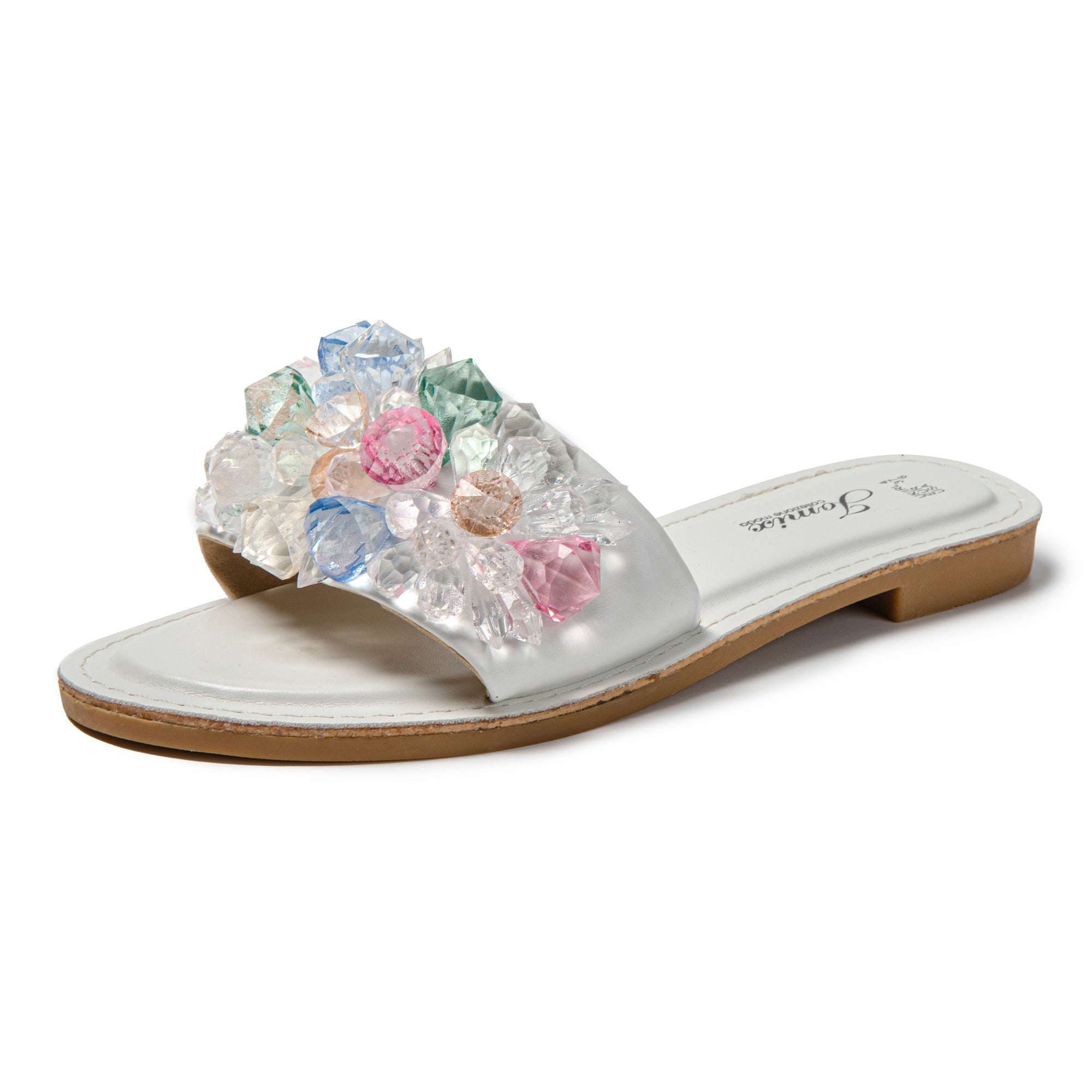 JOMIX Ciabatte Estive da Donna con Strass Moda Pantofole da casa all'aperto