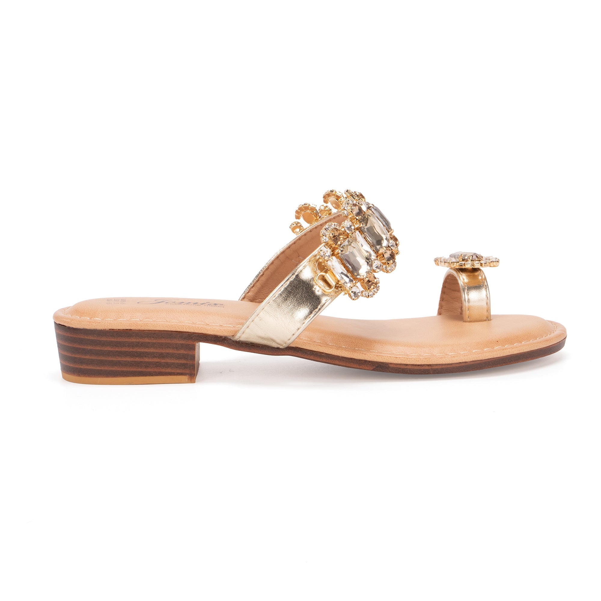 JOMIX Ciabatte estive da donna con strass Pantofole alla moda WFC250234