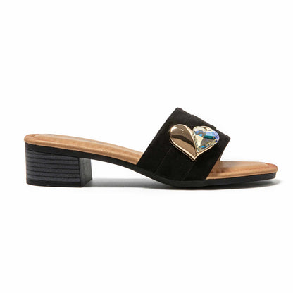 JOMIX Ciabatte Estive da Donna con Tacco Alto Pantofole Eleganti e Confortevoli WWC250244